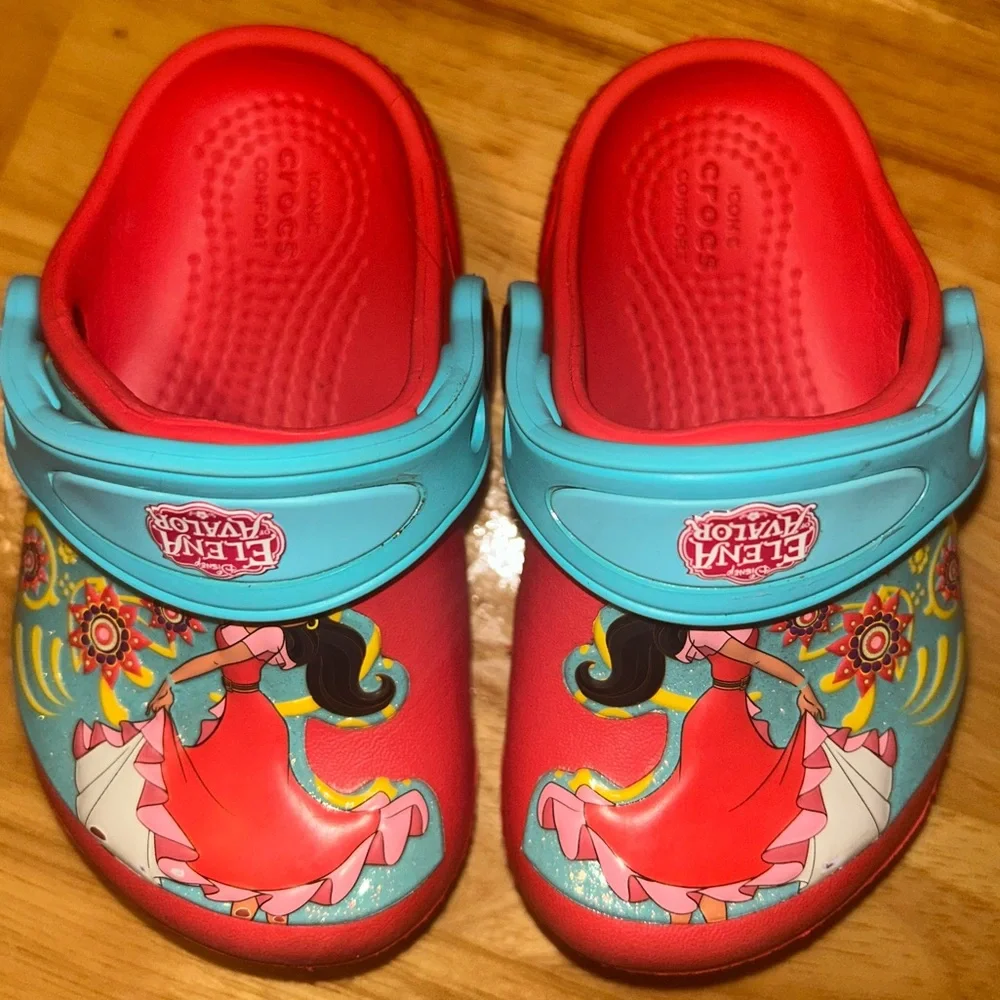 Disney Elena Avalor Crocs Size 5 ❤️ - Picture 9 of 9